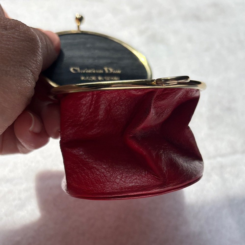 Dior Red and Gold Women's Jewelry Storage bag Vintage EUC - Picture 7 of 16